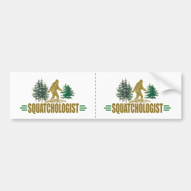 Sasquatsch| Big Foot| Glaube! Autoaufkleber (Vorne)
