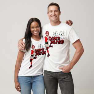 Sass E. Red Down u. Derby T-Shirt