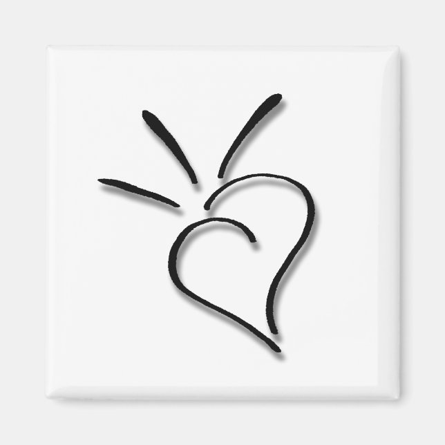 Sass Heart by Cussdum Designs Magnet (Vorne)