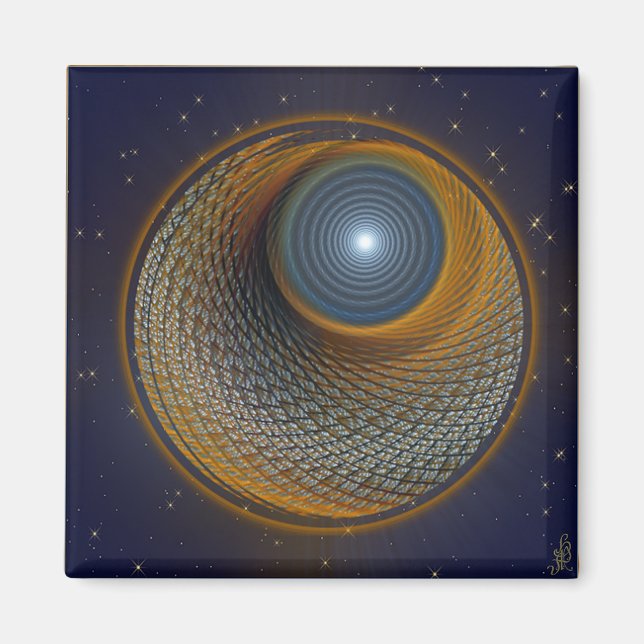 Sassafras Beaver Moon Magnet (Vorne)