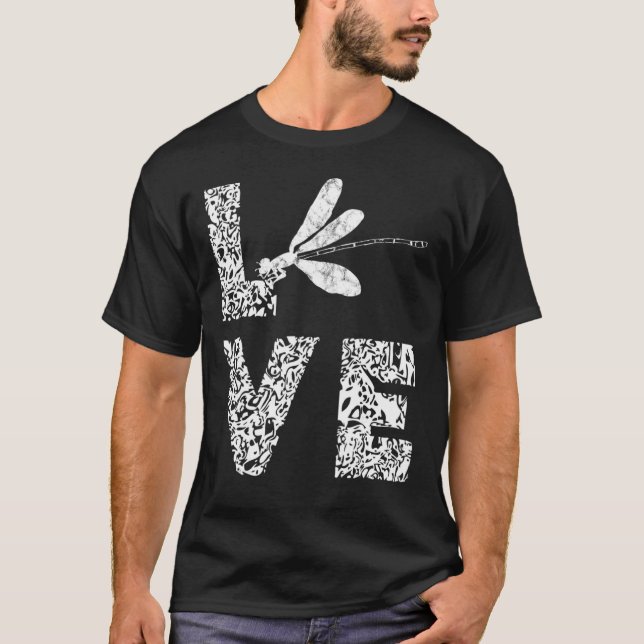 Sassenach Dragonflies Insekten Liebe Bugs Entomolo T-Shirt (Vorderseite)