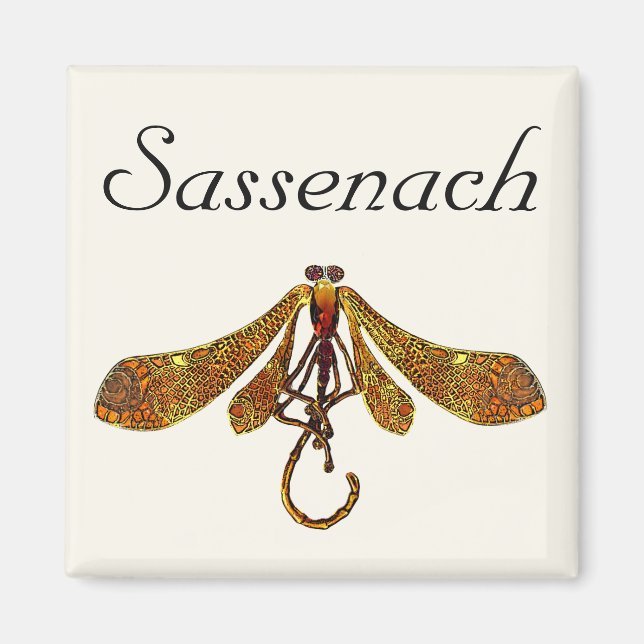 Sassenach Dragonfly Magnet (Vorne)
