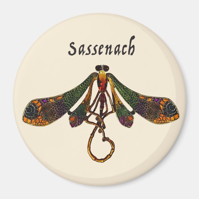 Sassenach Dragonfly Magnet (Vorne)
