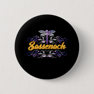 Sassenach Outlander Blue Dragonfly Button