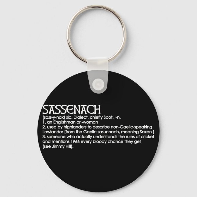 Sassenach Schlüsselanhänger (Vorderseite)