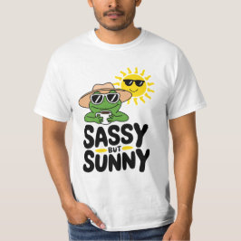 Sassenes, aber sonniges Froschdesign - Funny Summe T-Shirt