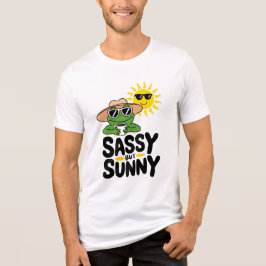 Sassenes, aber sonniges Froschdesign - Funny Summe Tri-Blend Shirt