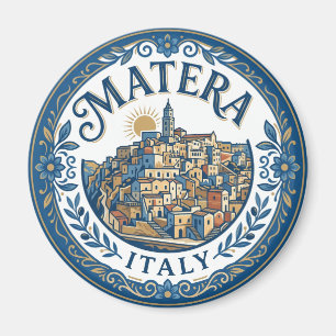 Sassi di Matera Italien Magnet