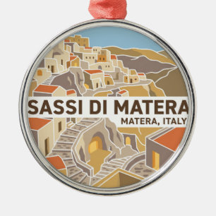 Sassi di Matera Italien Ornament Aus Metall