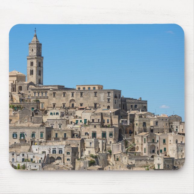 Sassi Di Matera-Stadt in Italien Mousepad (Vorne)
