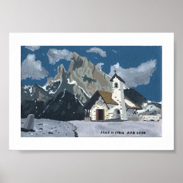 Sasso di Stria Poster (Vorne)