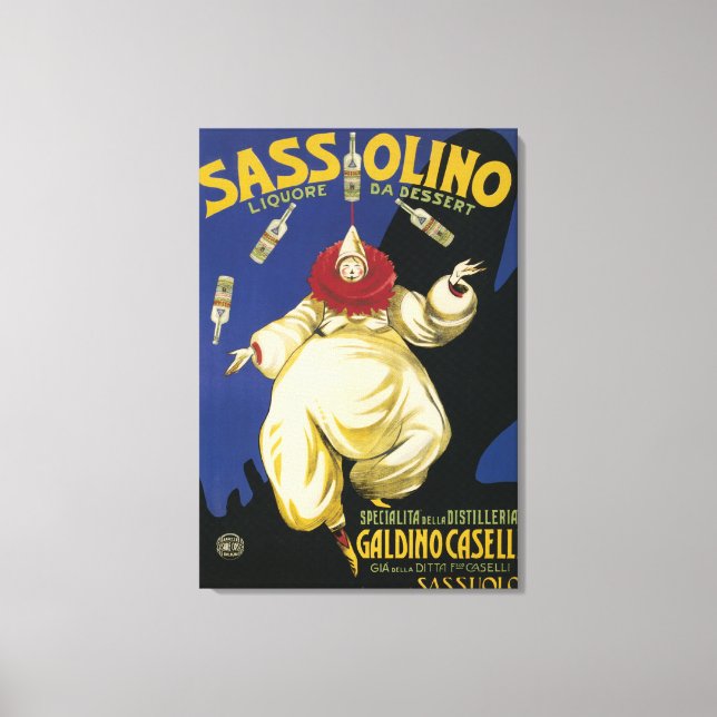 Sassolino Liquore da Dessert Leinwanddruck (Vorderseite)
