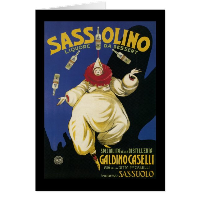 Sassolino Liquore da Dessert Promotions (Devant)