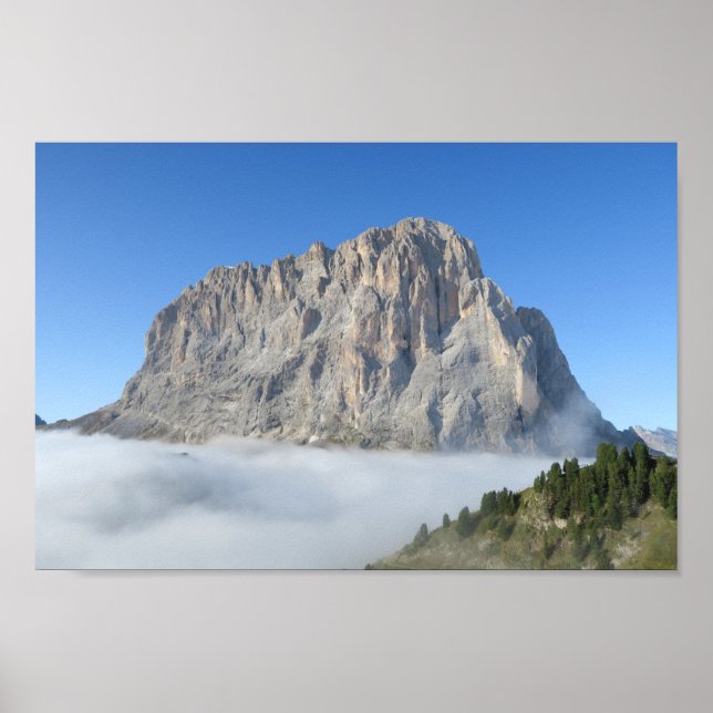 Sassolungo Dolomites Poster (Vorne)