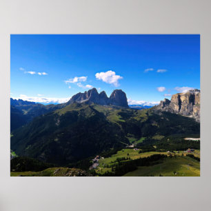 Sassolungo Gruppe Dolomiten Poster