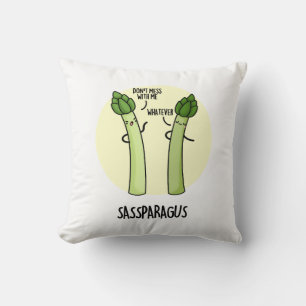 Sassparagus Funny Asparagus Gemüsepuppe Kissen