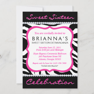 Sassy 16 . Geburtstag Einladung