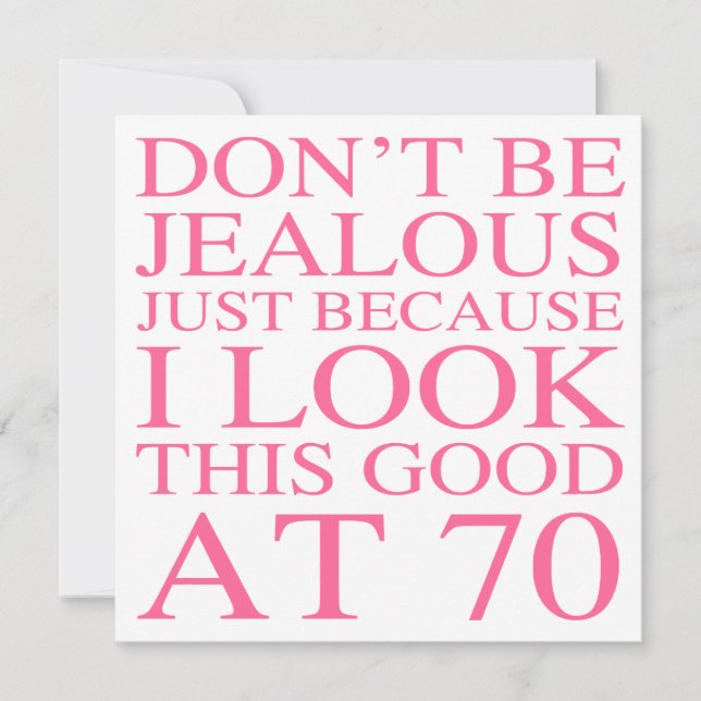 Sassy 70. Geburtstag für Frauen Karte (Vorderseite)