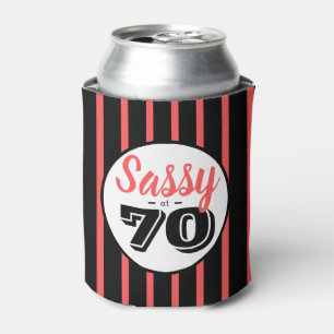 Sassy auf 70 Geburtstagsparty kann kühler Dosenkühler