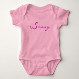 Sassy Baby Girl Sleeper Baby Strampler