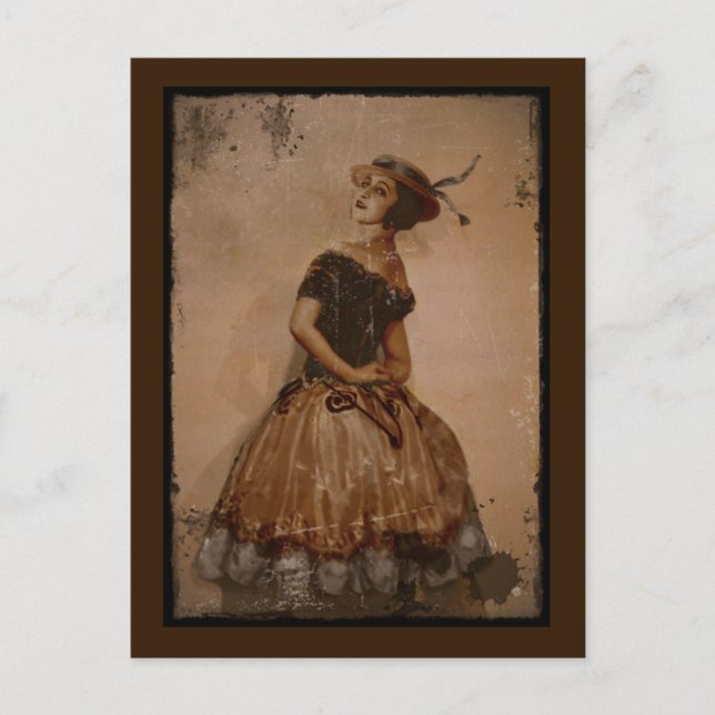 Sassy Ballet Dancer Postkarte (Vorderseite)