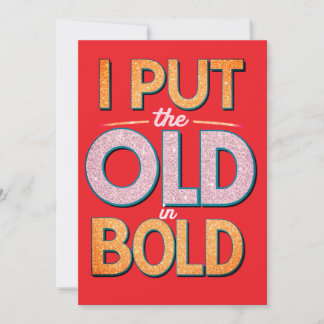 Sassy Birthday Card Einladung