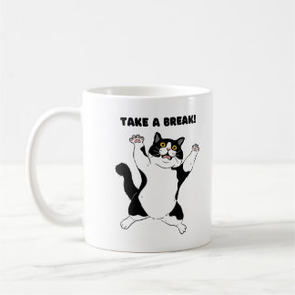 Sassy Black Cat Kaffee-Tasse – Erinnerung, eine Pa Kaffeetasse