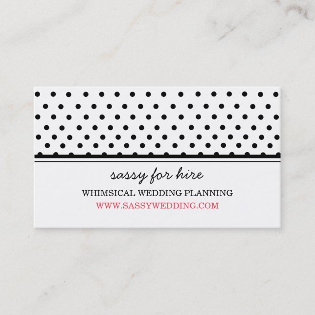 Sassy Business Cards Visitenkarte (Vorderseite)