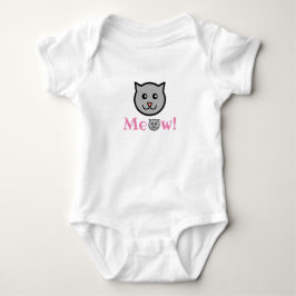 Sassy Cat Baby Bodysuit Strampler