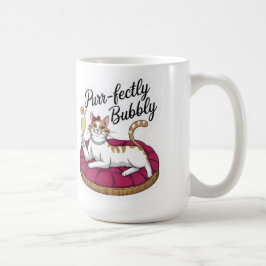 Sassy Cat Cocktail Sticker Kaffeetasse