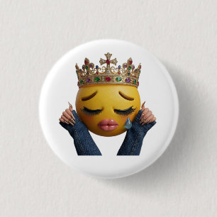 Sassy Crying Emoji Party Ballon - Dramatische Gebu Button