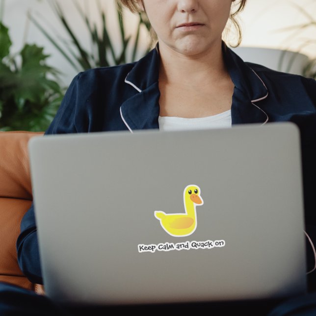Sassy Cute Sarcastic Duck Humor Aufkleber (Von Creator hochgeladen)