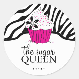 Sassy Décoratif Zebra Stripes Boulangerie Stickers