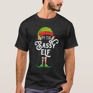 Sassy Elf Family Matching Weihnachten T-Shirt