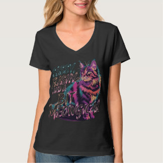 Sassy, Flashy & Meowgical - Rainbow Cat Attitude T-Shirt