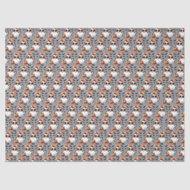 Sassy Ghost Halloween Seidenpapier (Vorderseite)