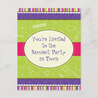 Sassy Girl Geburtstagsparty Einladung