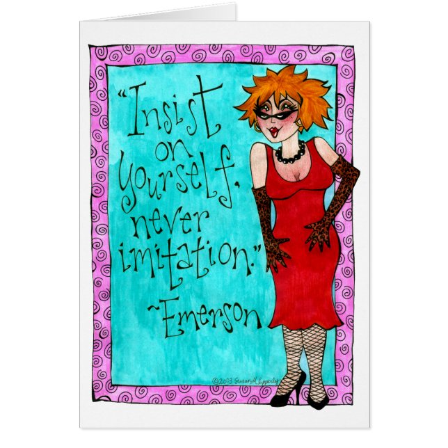 Sassy Glamour Lady Illustration (Vorne)