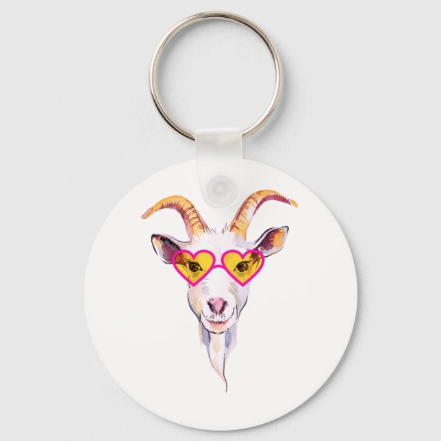 Sassy Goat Schlüsselanhänger (Vorderseite)