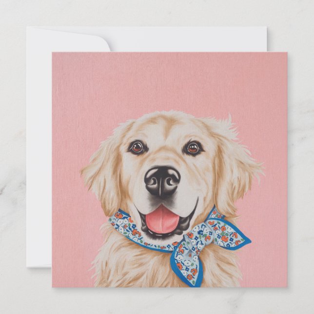 Sassy Golden Feiertagskarte (Vorderseite)