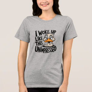 Sassy Graphic - Funny Unbeeindrucktes T-Shirt Tri-Blend Shirt