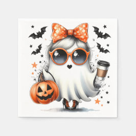 Sassy Halloween Ghost/Party Serviette