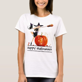 Sassy Halloween Witch Woman T-Shirt