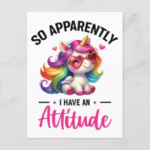 Sassy ich habe eine Einstellung Postkarte