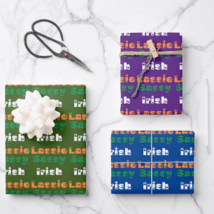 Sassy Irish Lassie Geschenkpapier Set