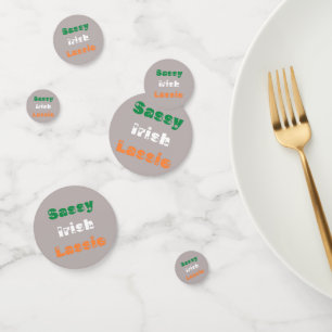 Sassy Irish Lassie Table Confetti Konfetti
