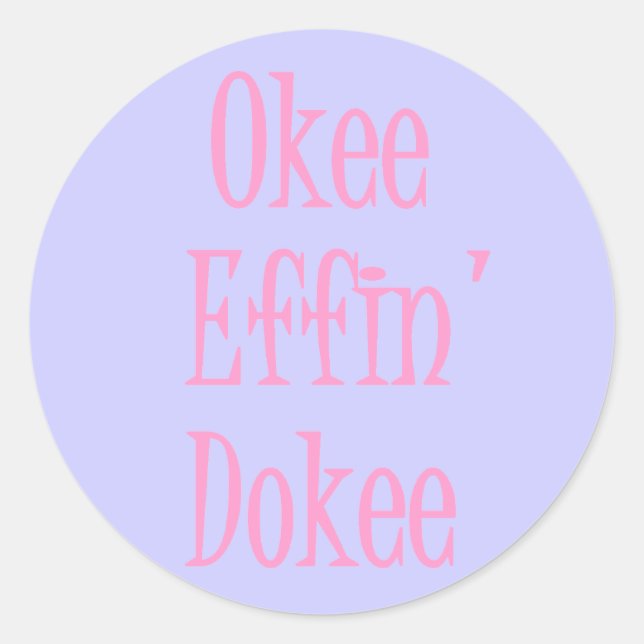 Sassy Lady Funny Umschlag Aufkleber (Vorderseite)