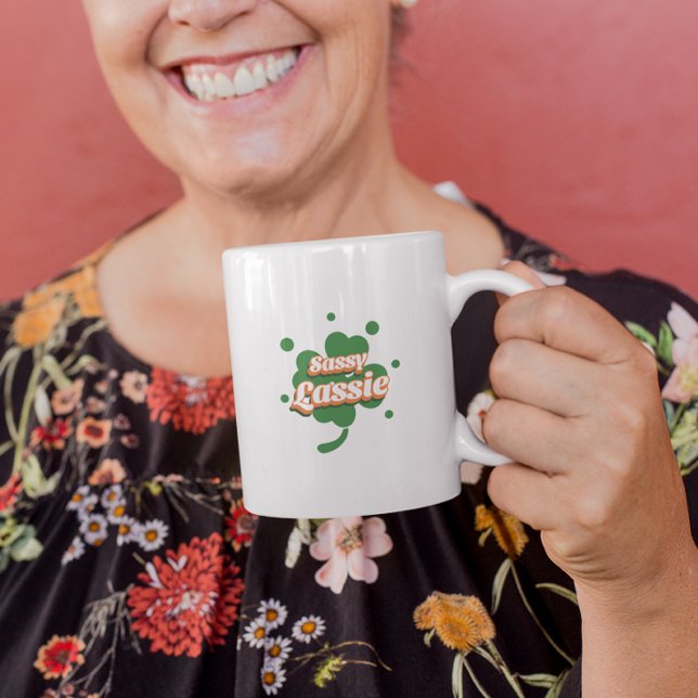 SASSY LASSIE St. Patrick's Day Kaffeetasse (Von Creator hochgeladen)