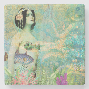 Sassy Mermaid Untersetzer