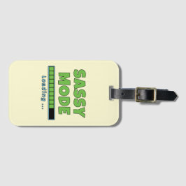 Sassy-Modus wird geladen … Gepäckanhänger